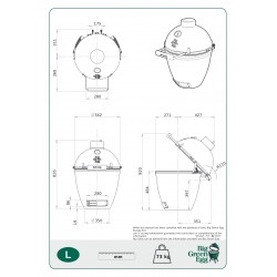 Big Green Egg EGG LARGE (seul) - Image 3