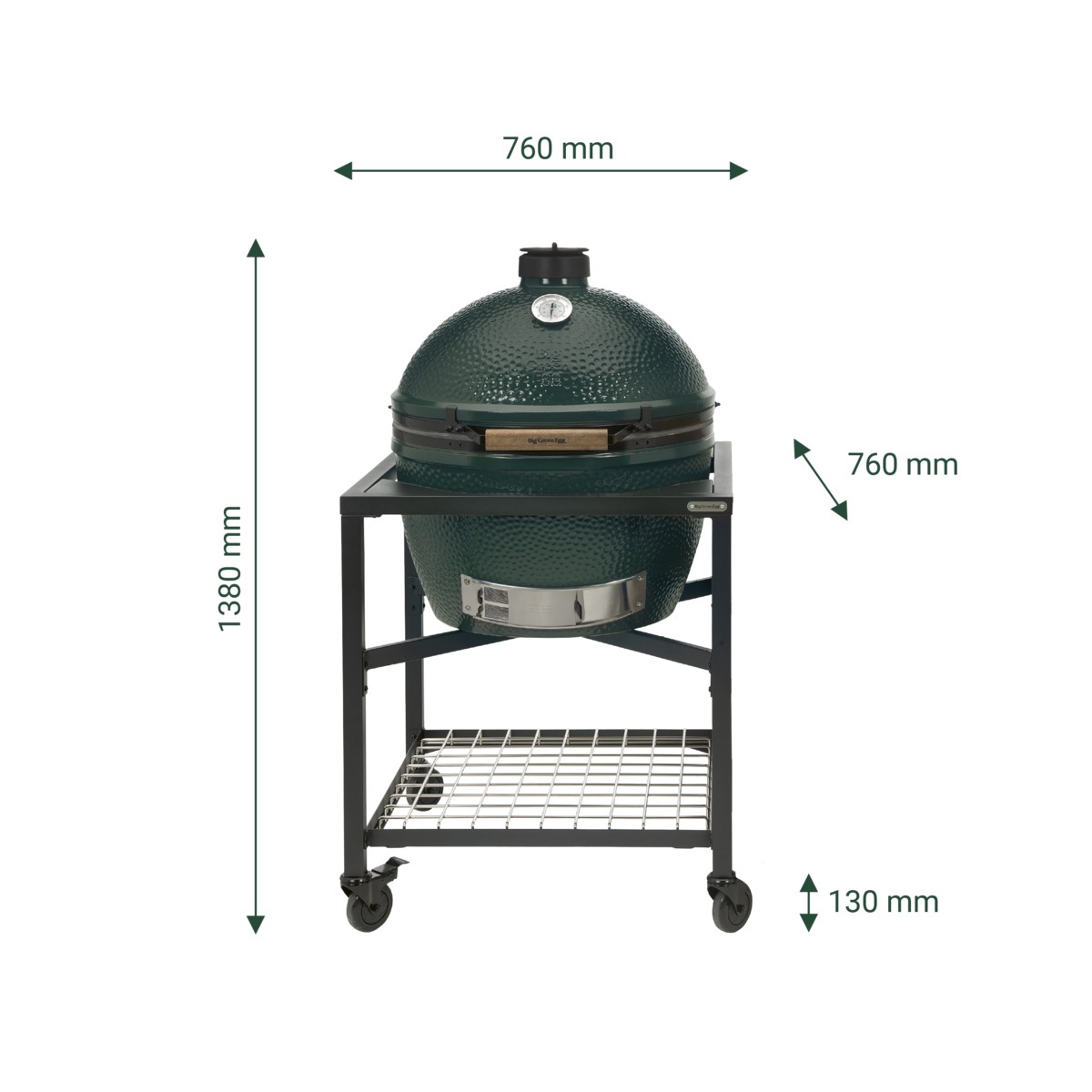 Big Green Egg EGG XLarge sur table modulaire