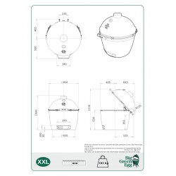 Big Green Egg Pack Big Green Egg 2XL pour pose libre - Image 2